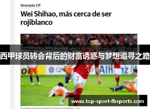 西甲球员转会背后的财富诱惑与梦想追寻之路